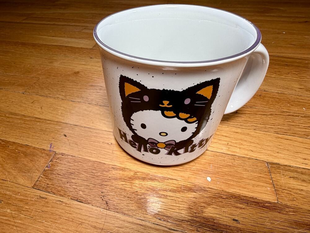 Hello Kitty Trick or Treat Halloween Ceramic Mug 20 oz – Sanrio Cat Costume Mug